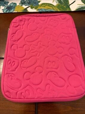 Disney Hot Pink Embossed Tablet Sleeve